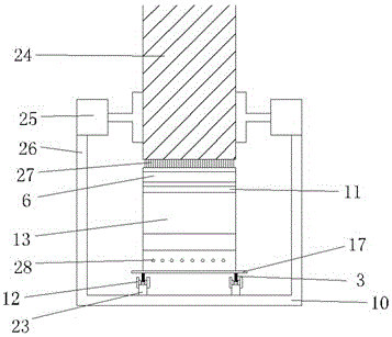 Full-automatic construction machine of carbon fiber cloth reinforced high-pile wharf beam-type element