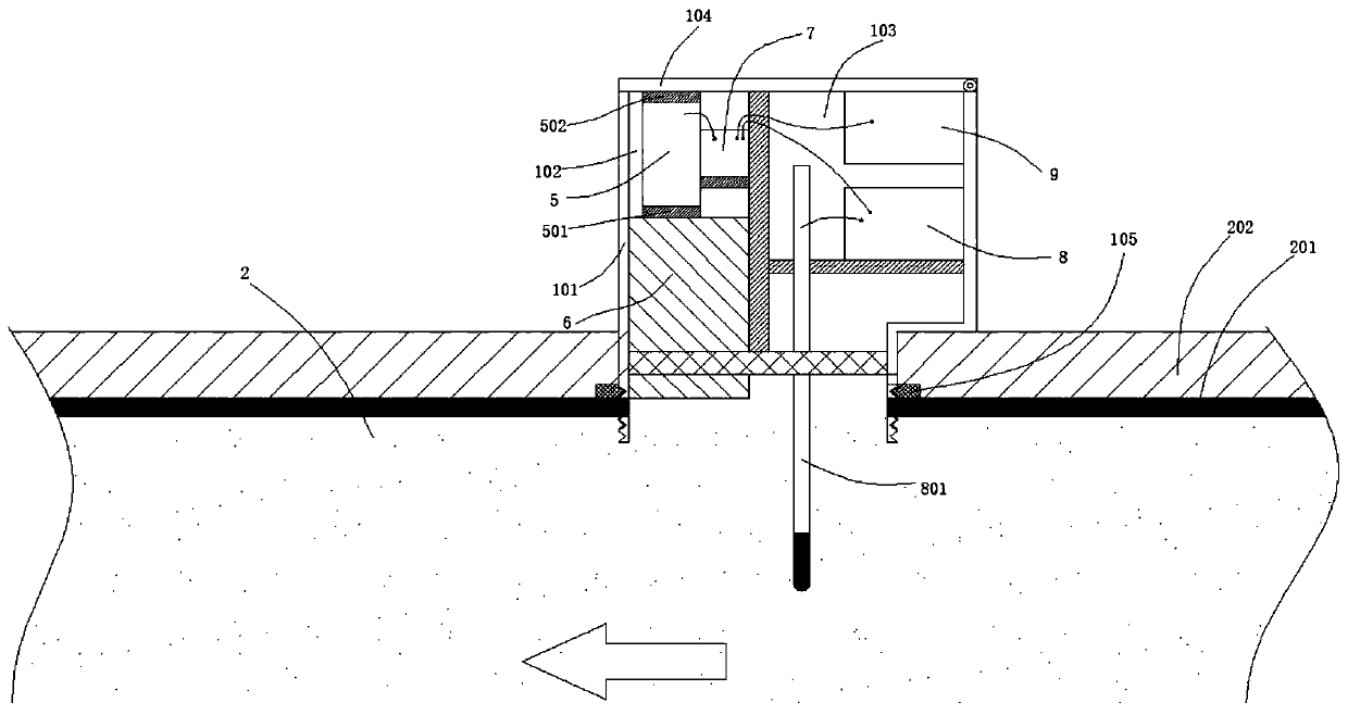 Heat distribution pipeline state parameter acquisition device based on semiconductor thermoelectric power generation