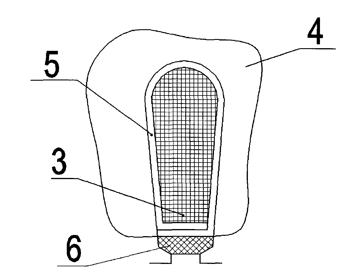 Insulating method and device of oil pump motor stator of electric locomotive transformer powered up by frequency converter