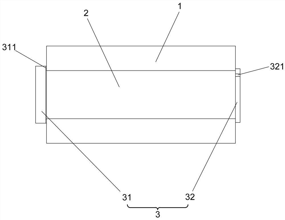 Anti-icing water tank structure