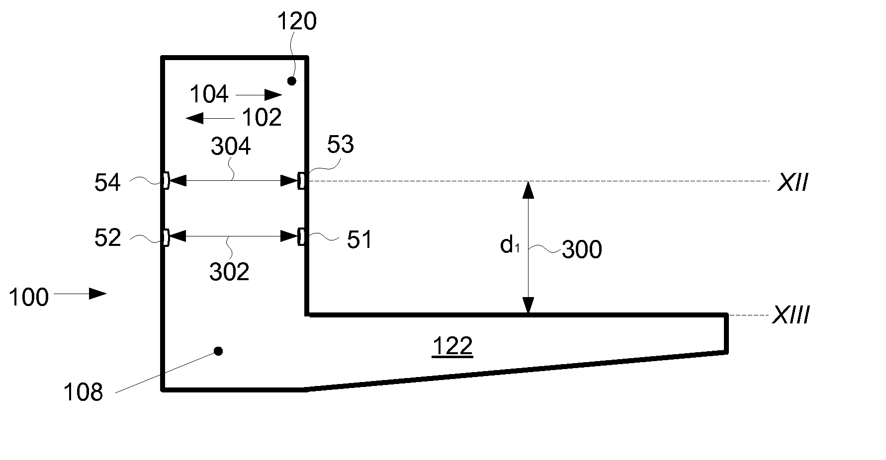 System and method to measure force or location on an l-beam