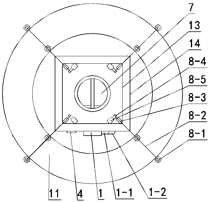 Scanning type efficient purifying and return air collecting device