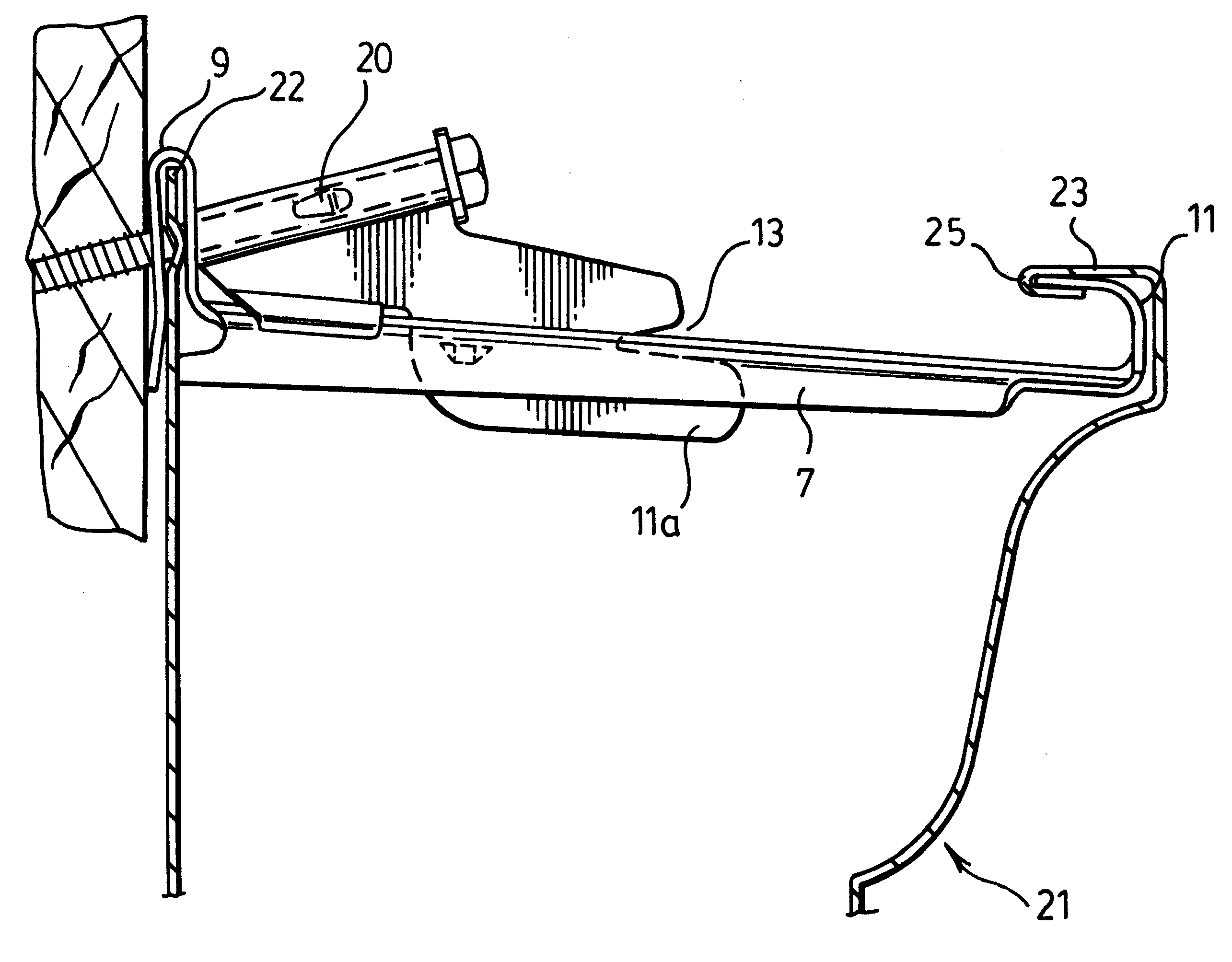 Evestrough hanger bracket