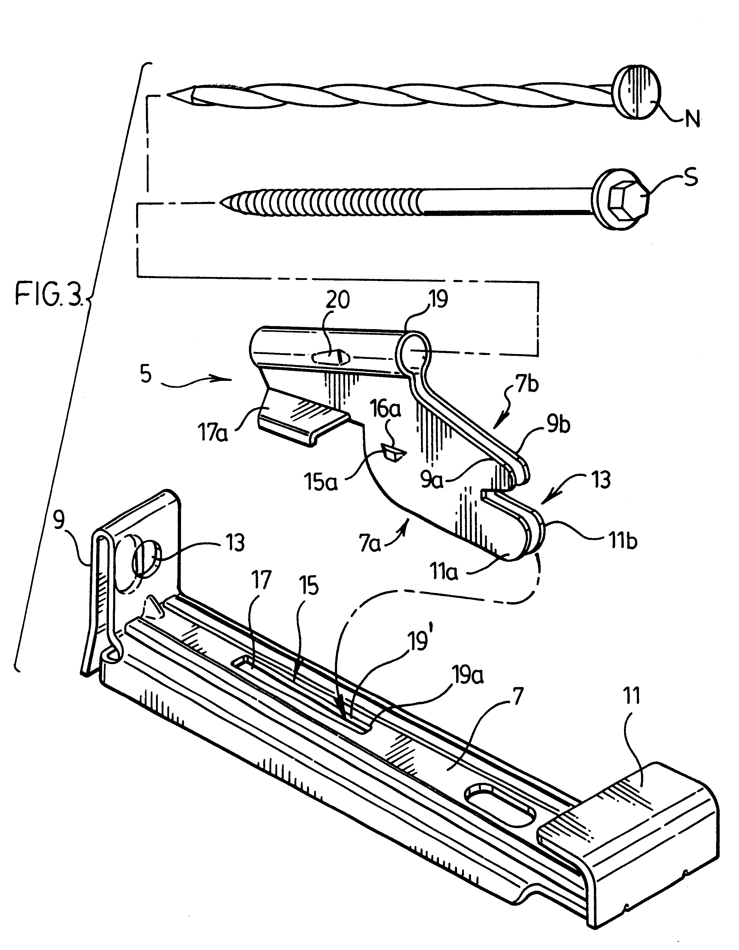 Evestrough hanger bracket