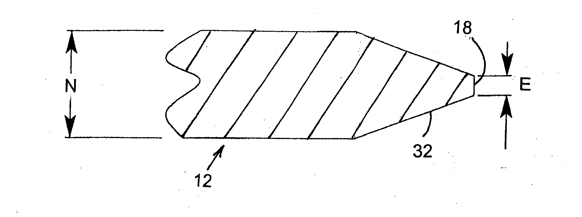 Method for ultrasonic tissue excision with tissue selectivity