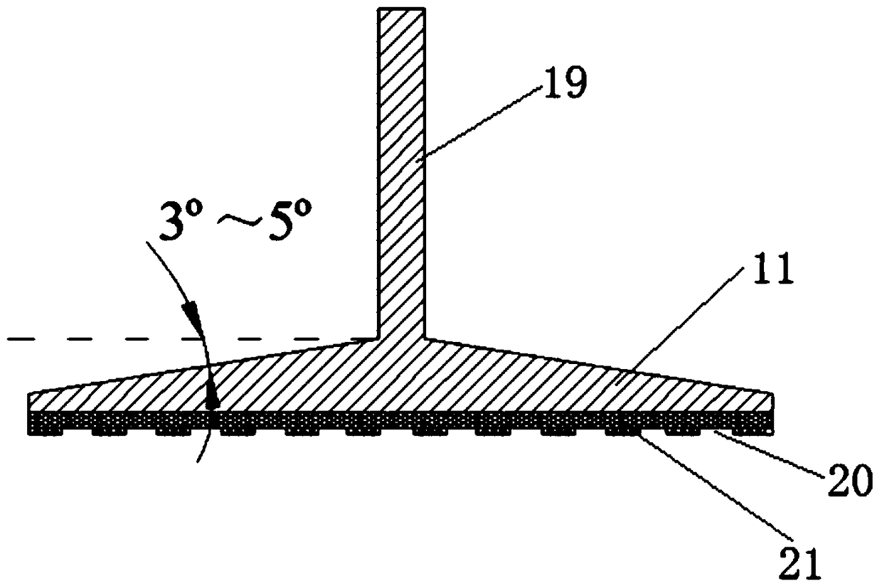 An electromagnetically driven road material scour test device