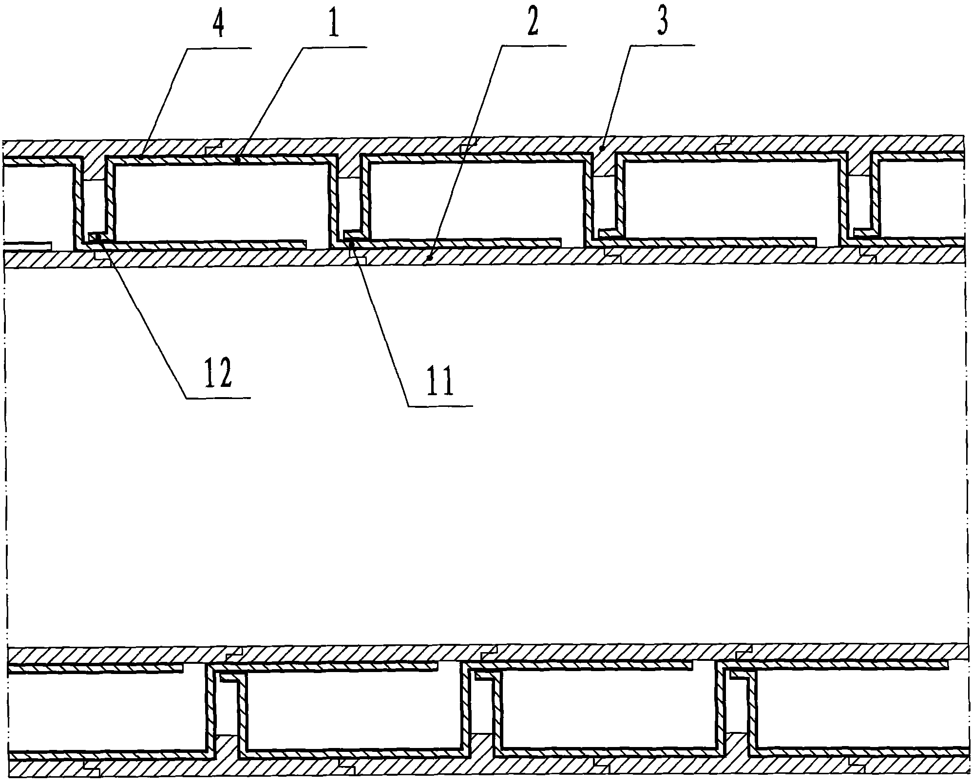 Steel-band reinforced steel plastic composite wound pipe