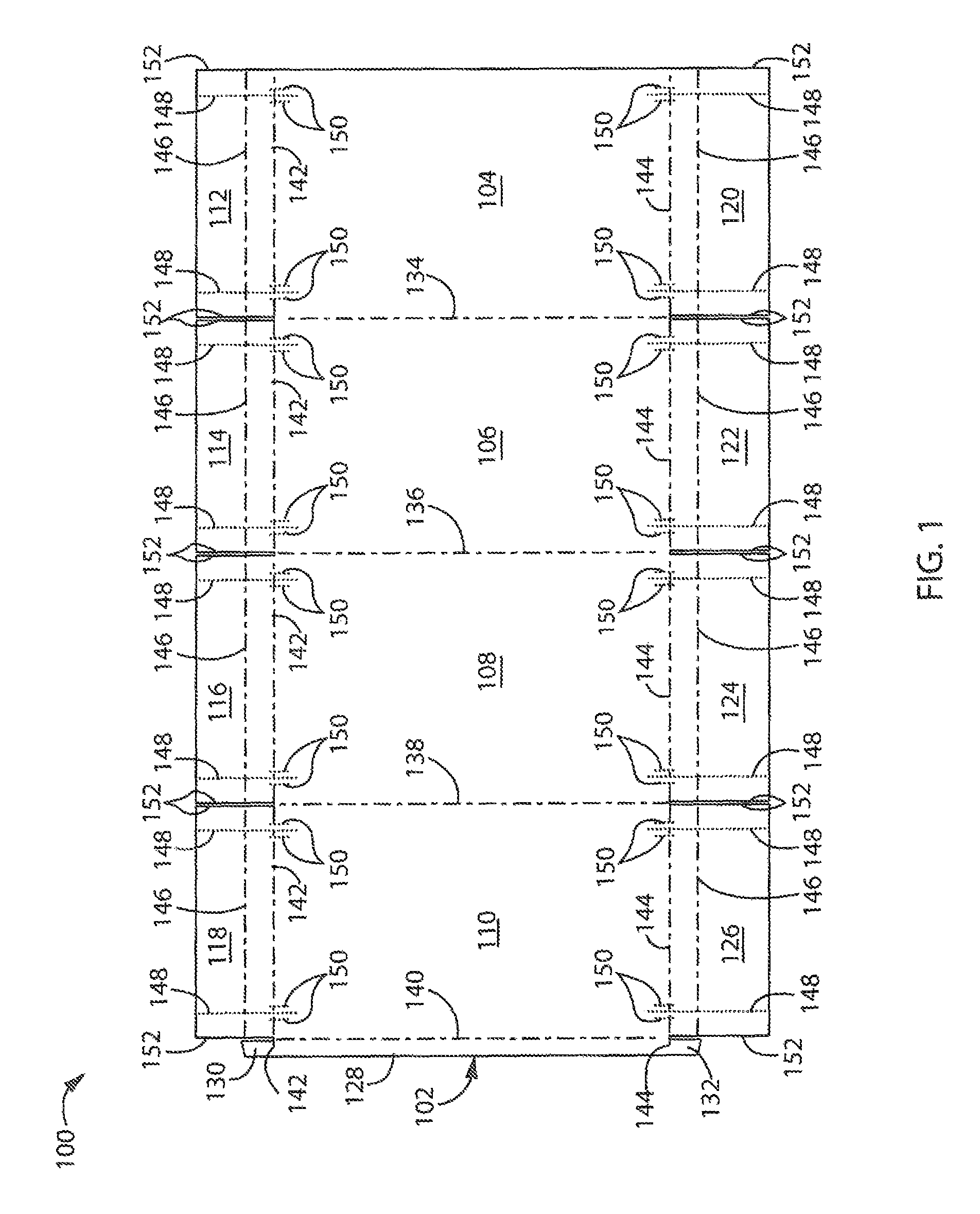 Carton with corner crumple zones