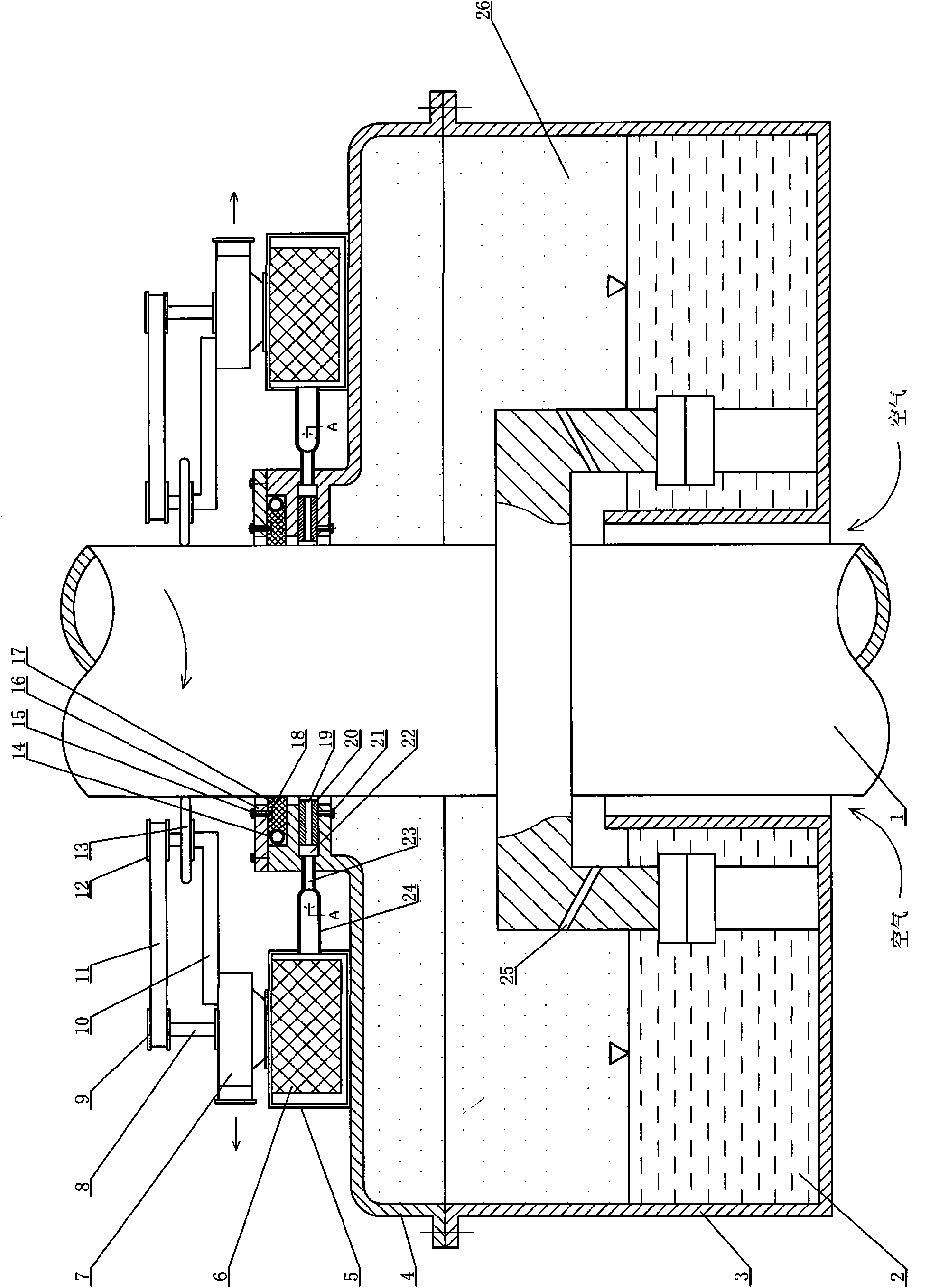 Self-sucking type oil mist sealing purifier