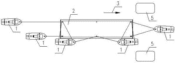 A Formation Method for Floating Vessels in Tunnel Sections by Immersed Tube Method