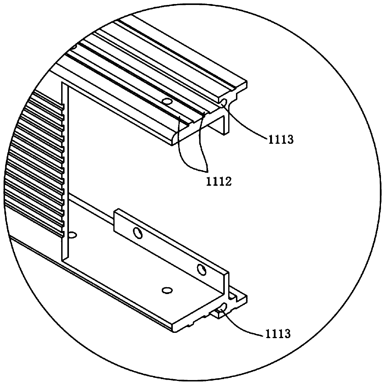 Strip-shaped display screen