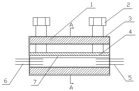 Copper aluminium wire transition crimping clamp