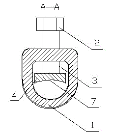 Copper aluminium wire transition crimping clamp