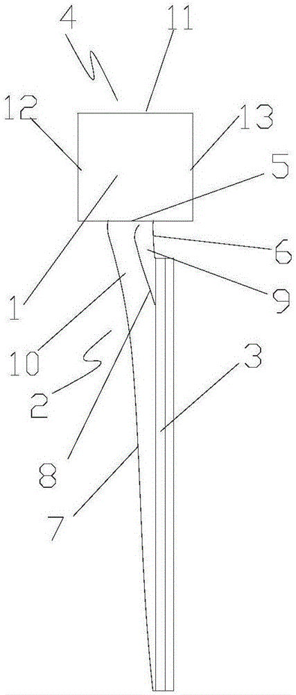 Air conditioner air outlet structure and air conditioner