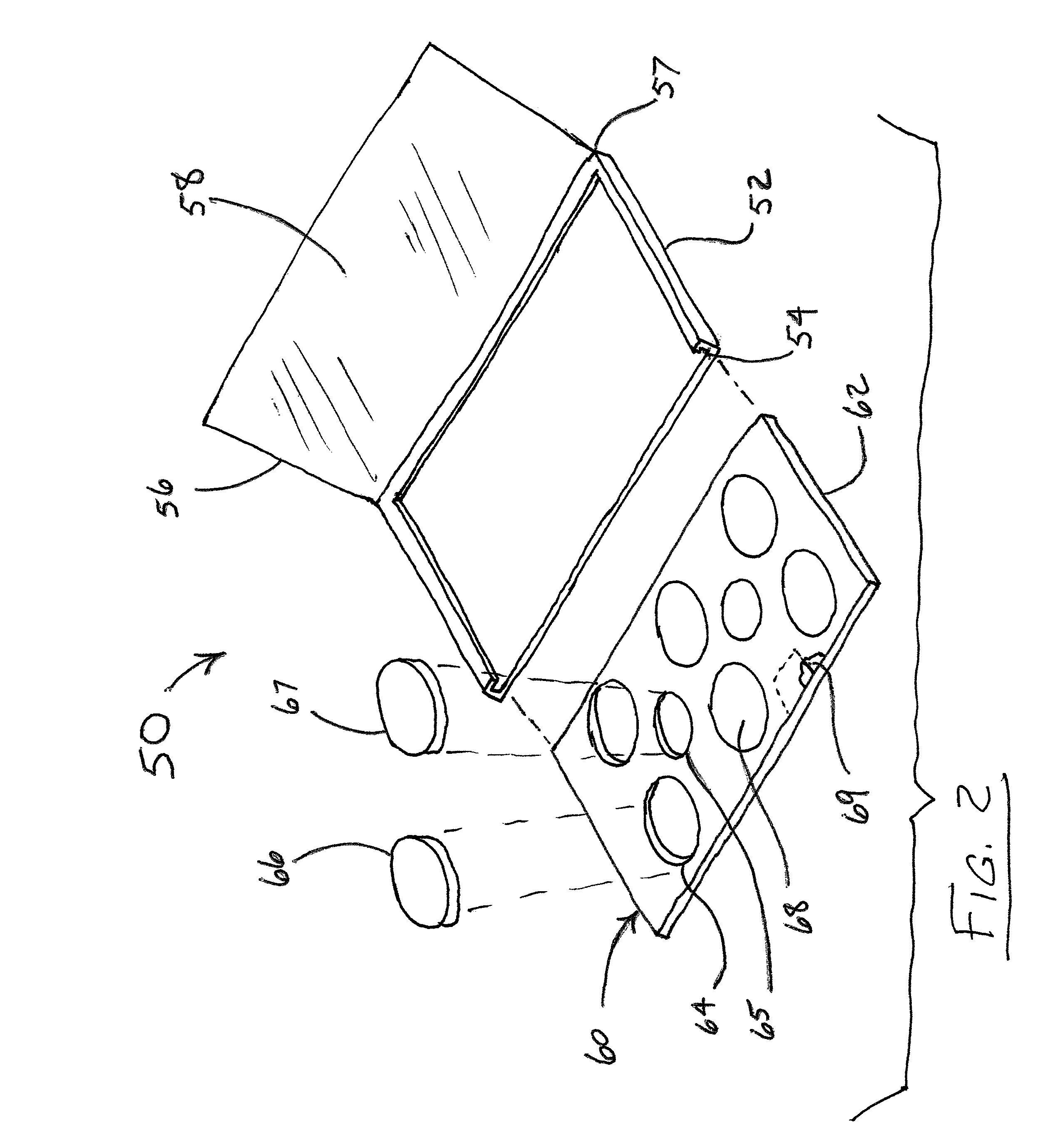 Personal electronics device protective case with cosmetics compartment