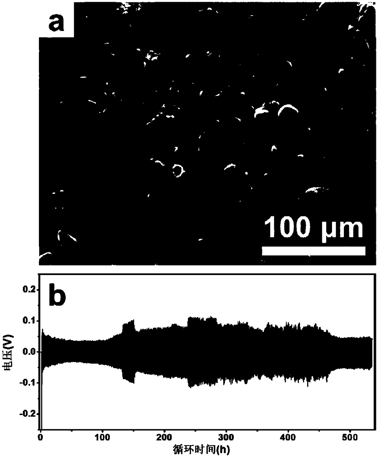 An electrolyte for a metal lithium secondary battery and a metal lithium secondary battery using the electrolyte