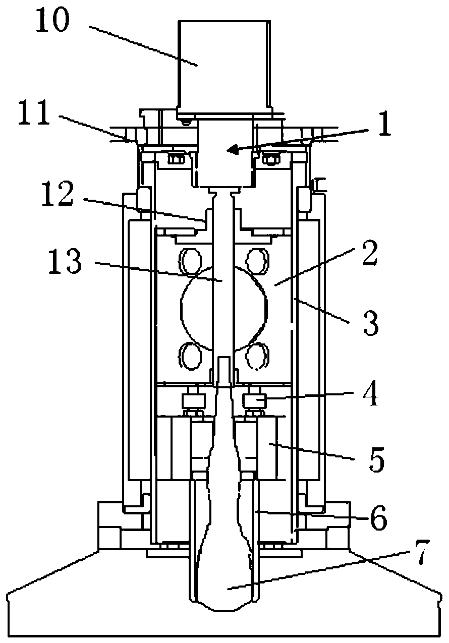 B-ultrasonic monitoring movement mechanism with guide device