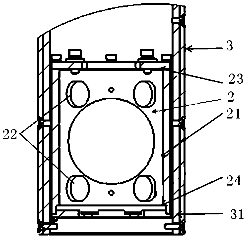 B-ultrasonic monitoring movement mechanism with guide device