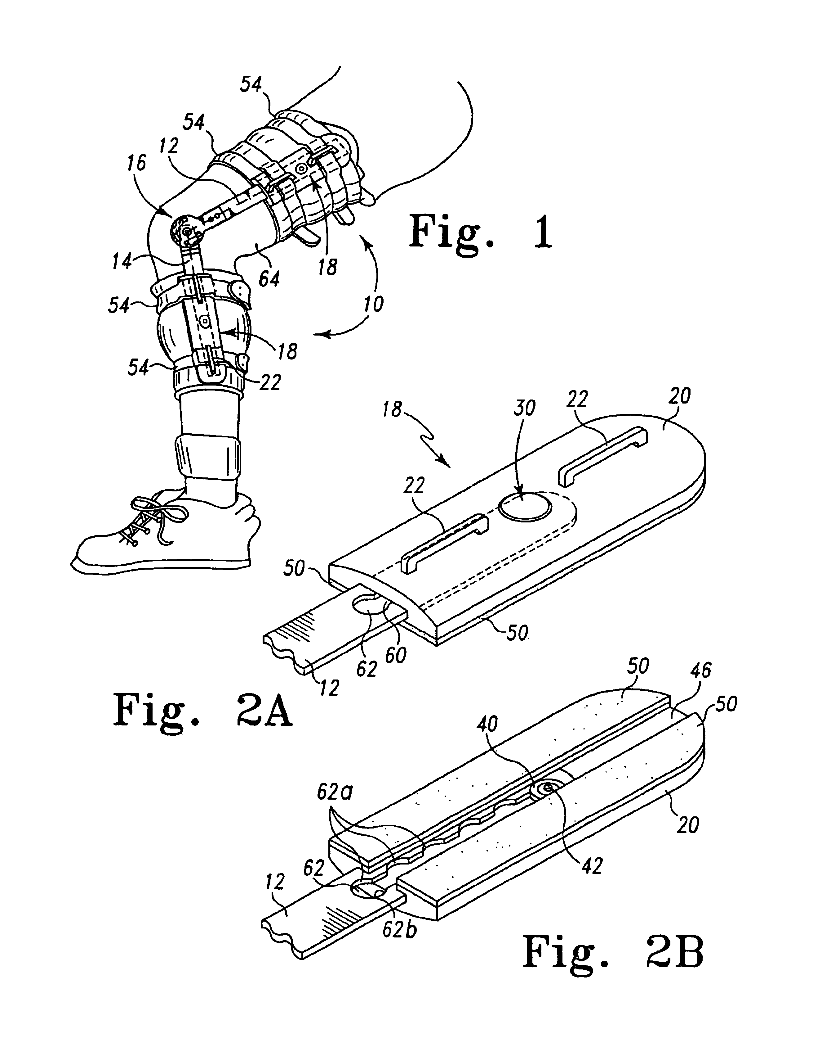 Orthopaedic brace having a range of motion hinge with an adjustable-length strut