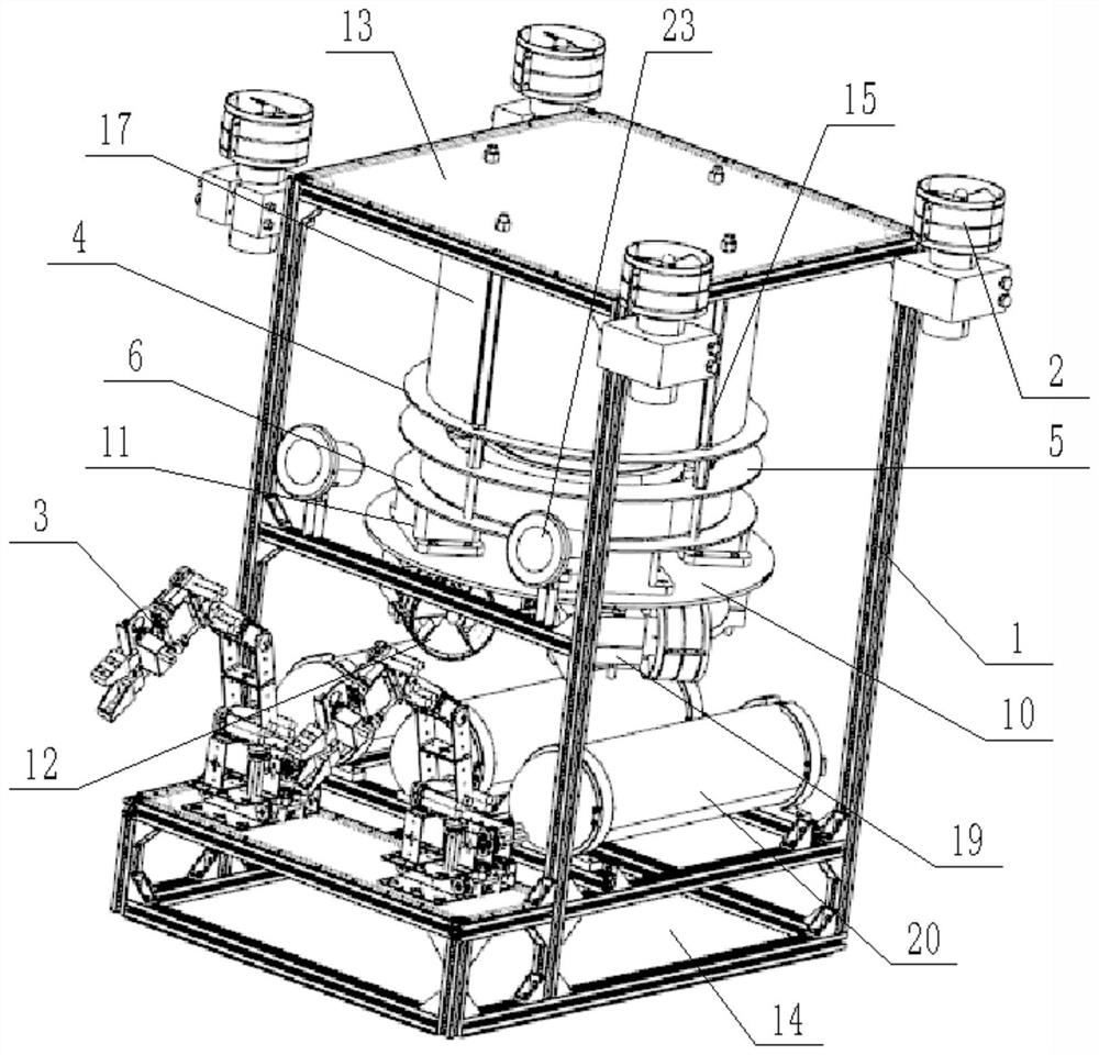 Omnidirectional underwater robot