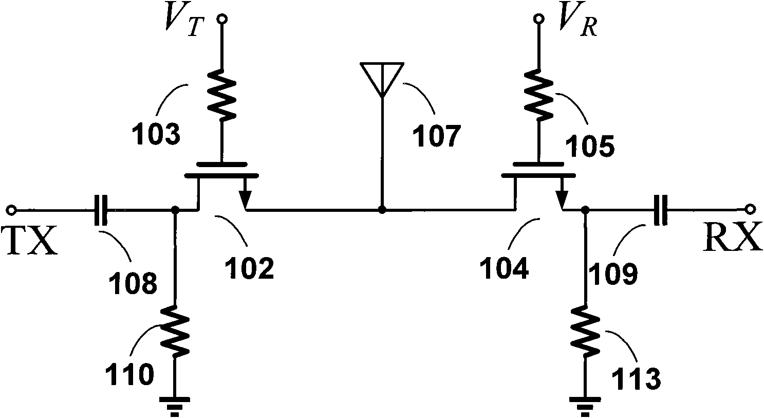 SOI (Silicon on Insulator) CMOS (Complementary Metal Oxide Semiconductor) RF (Radio Frequency) switch and RF transmitter front-end module comprising same