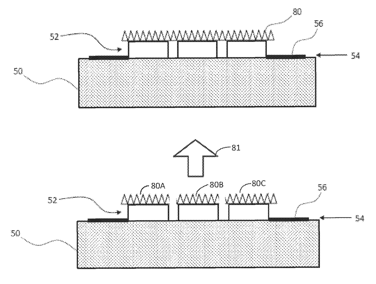 LED device having individually addressable LED modules