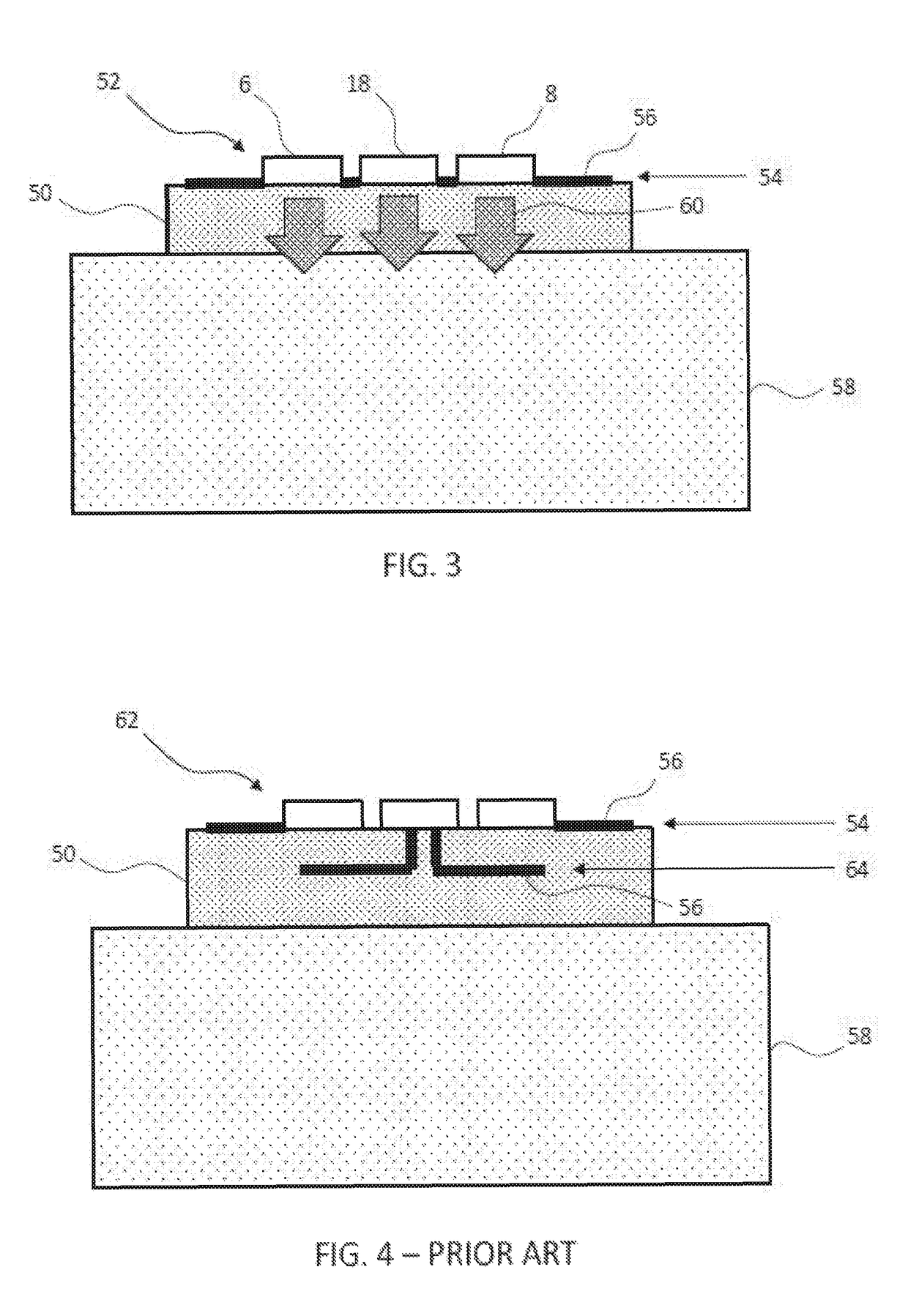 LED device having individually addressable LED modules