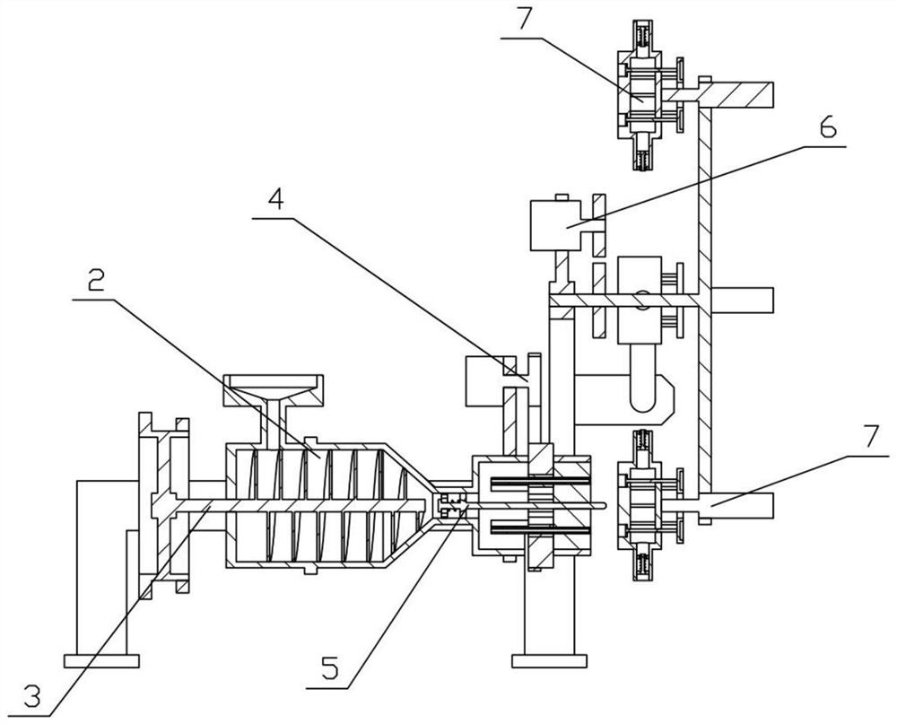 Modified rubber additive production process, production system and rubber additive