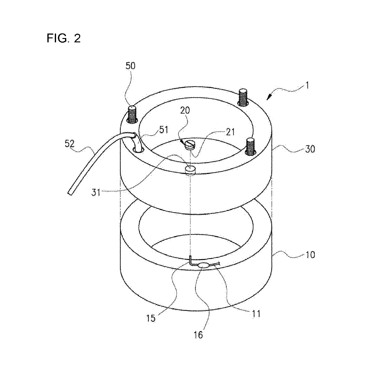 Aluminum coil assembly having galvanic corrosion prevention structure for car electromagnetic clutch