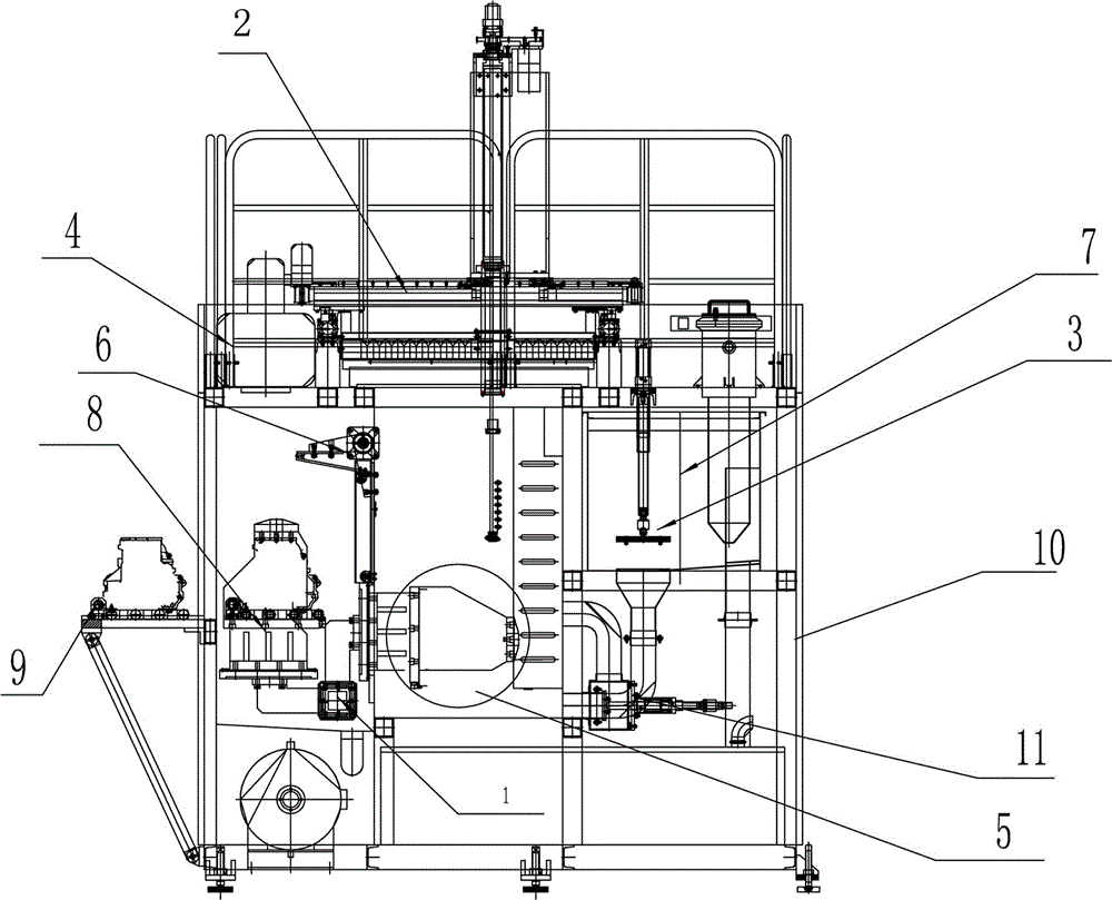 Intelligent efficient high-pressure cleaning machine