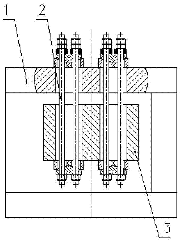 Composite pull rod suspension device for vibrating feeding trough