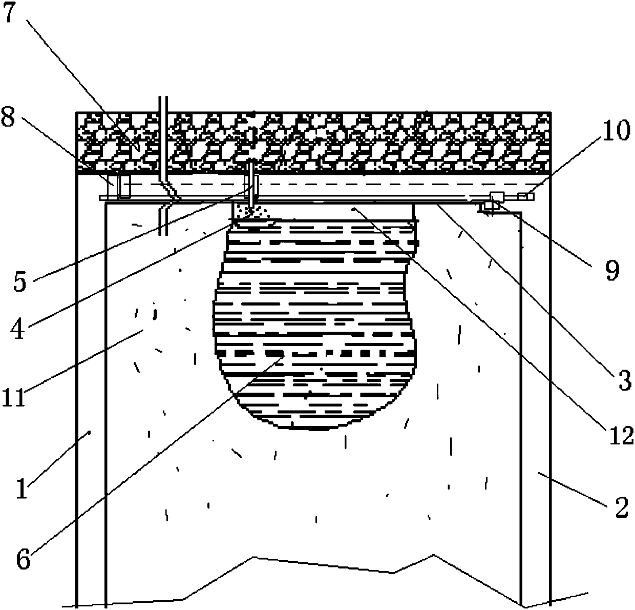 A treatment method for rapid crossing of karst subsidence column in fully mechanized mining face