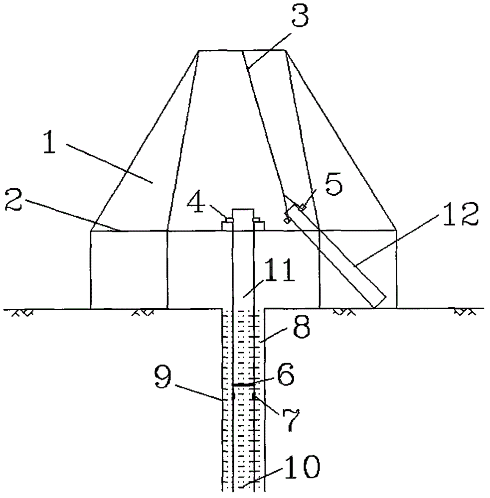 Double-plug piping method of heavy-caliber gas exhaust hole working sleeve