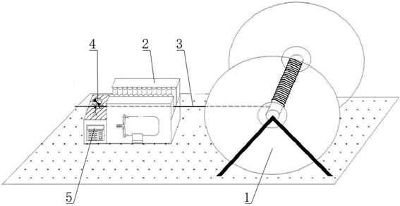 An electric cable pay-off device