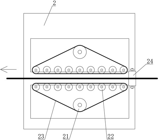 An electric cable pay-off device