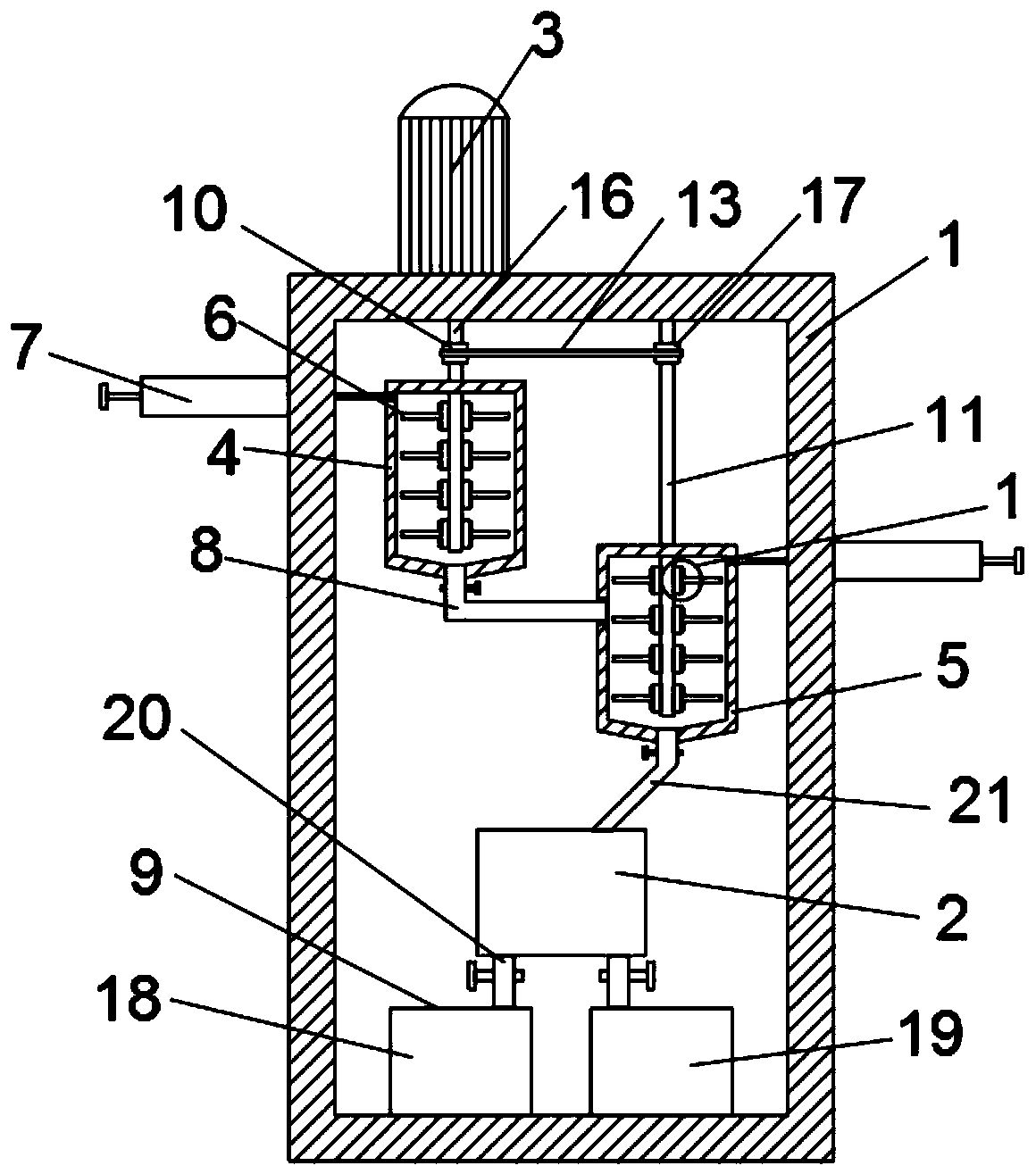 Device system for purifying tobias acid by utilizing tobias acid waste liquid