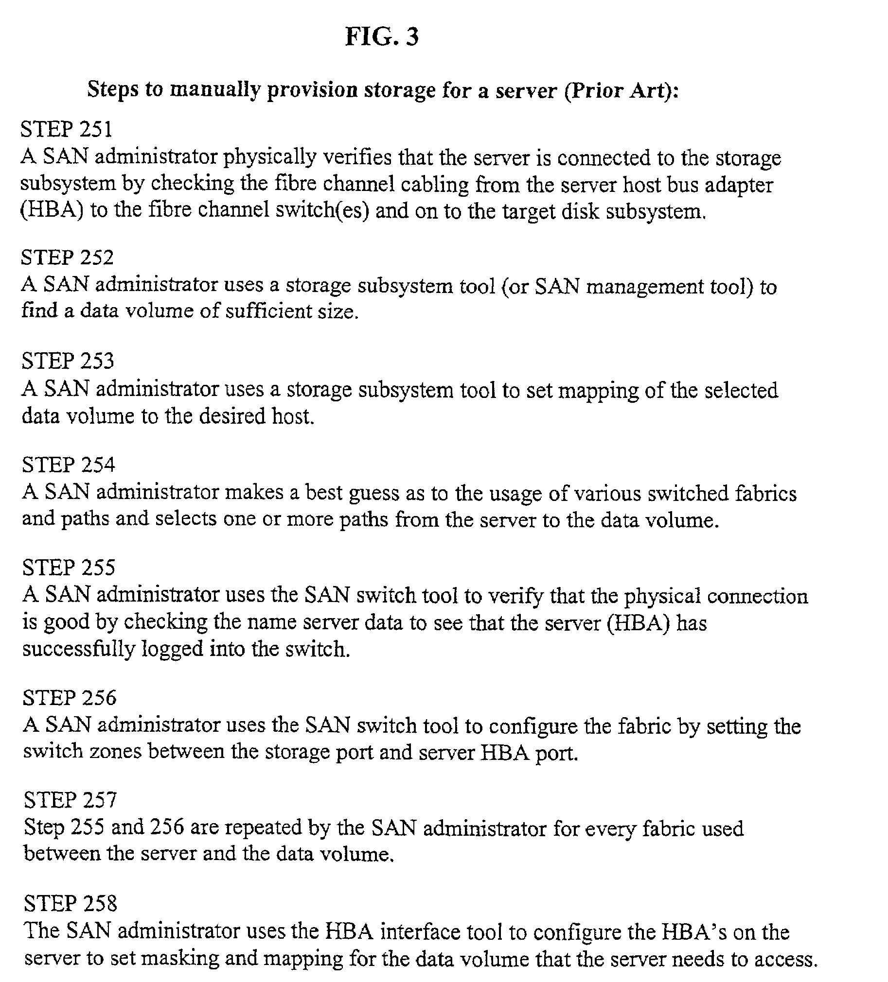 Automated creation of application data paths in storage area networks