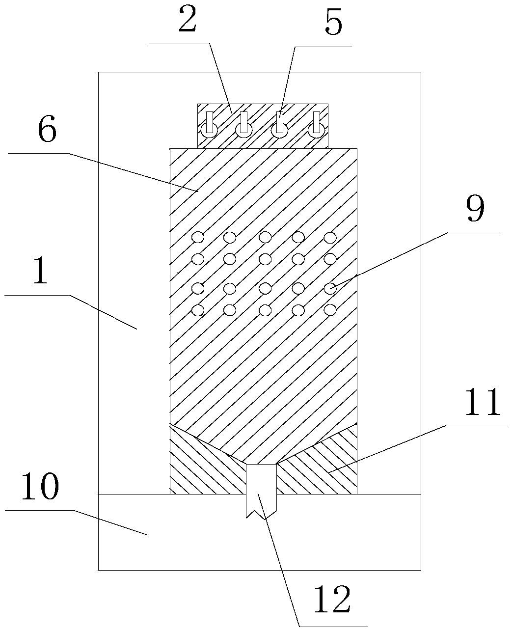 Hotel special-purpose clothes drying device facilitating separation of clothes