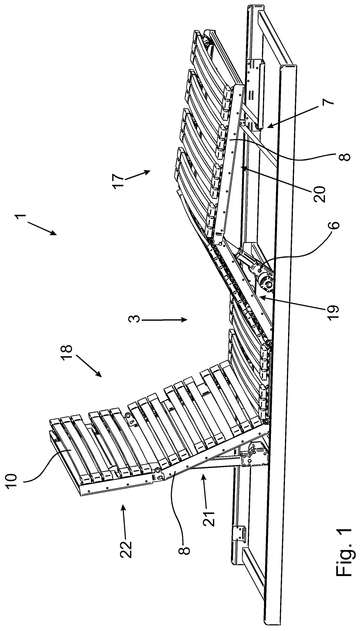 Slatted bed base