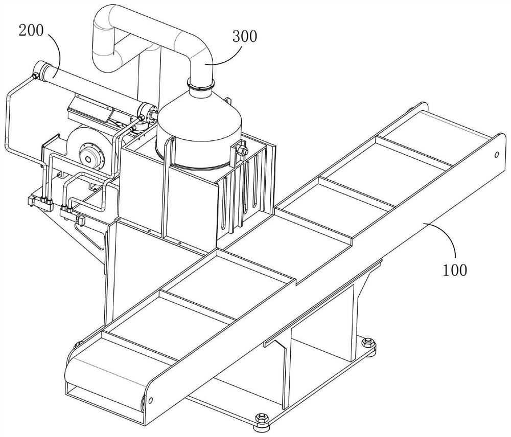 Efficient dehydration process in vegetable deep processing course