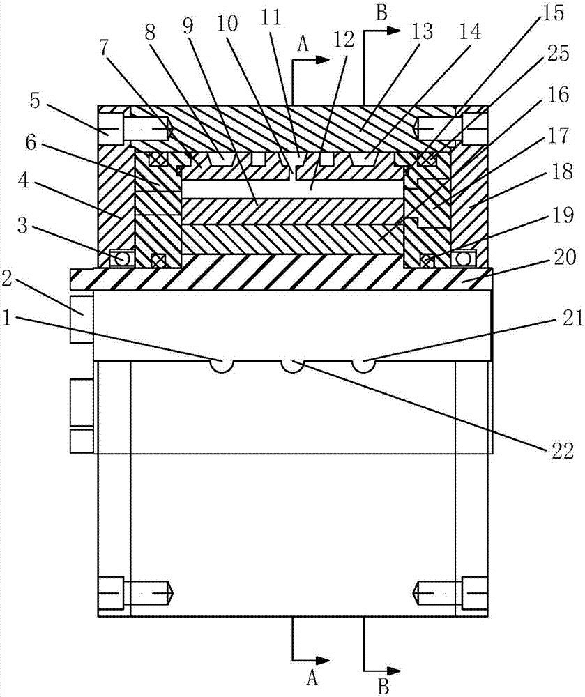 A Cam Rotor Hydraulic Motor with Oil Distribution in the Abdominal Cavity