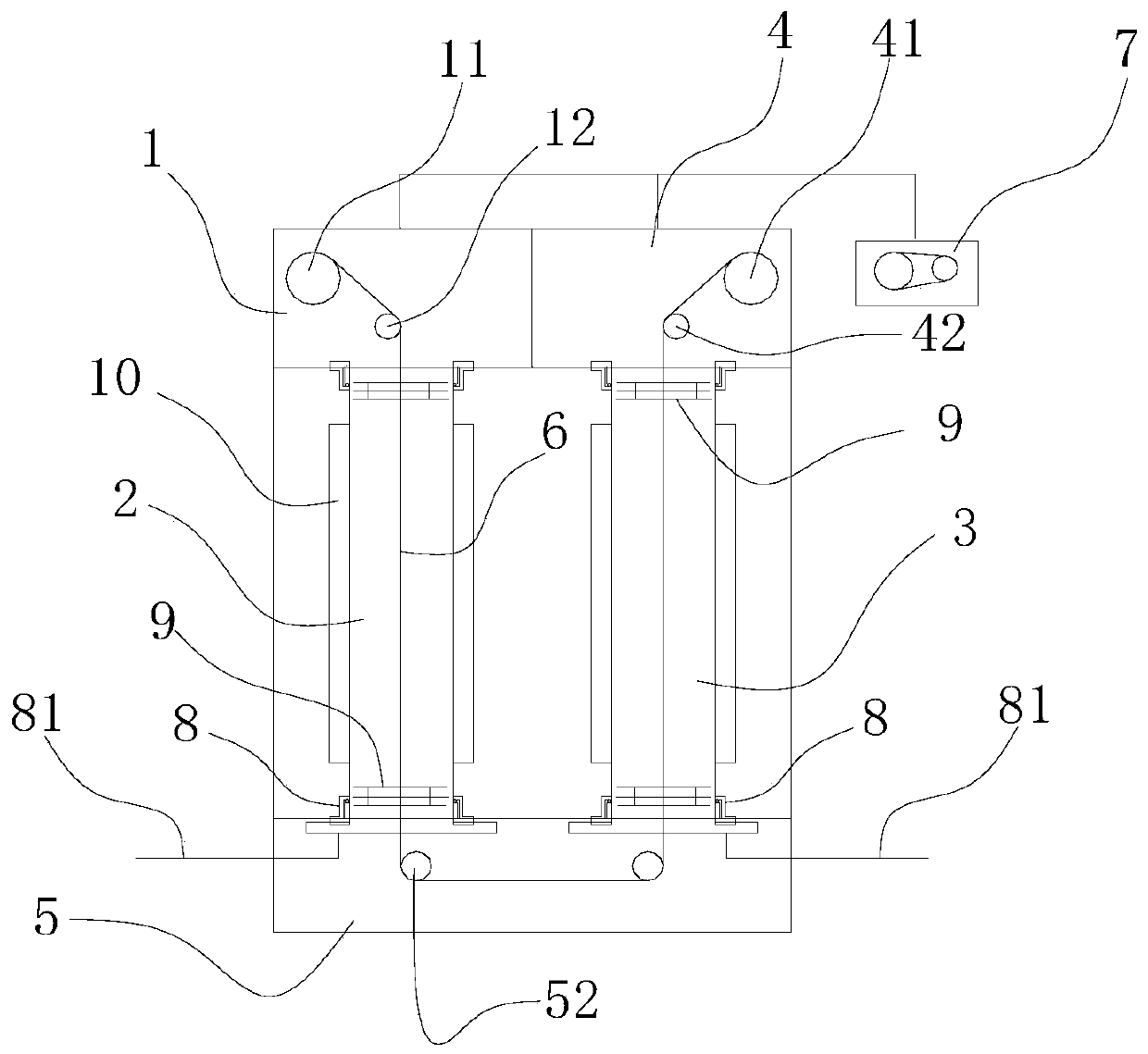 Roll-type graphene continuous growth equipment