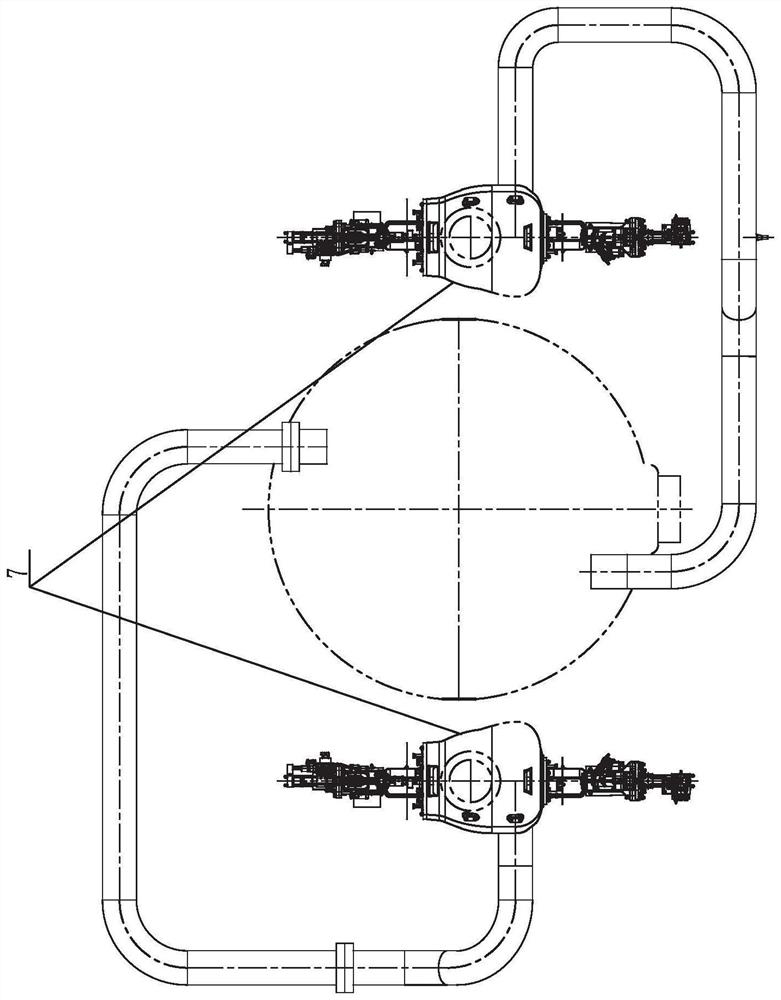 Supercritical 145MW-grade primary intermediate reheating reaction steam turbine