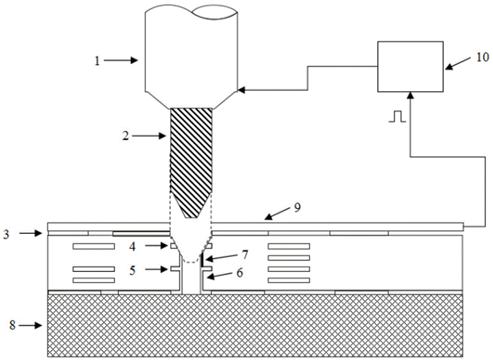 Re-processing method of leaking and drilling back board