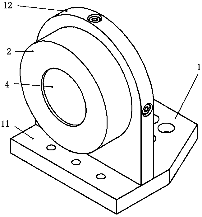 Transverse piezoelectric driving deformation mirror and the assembling method thereof