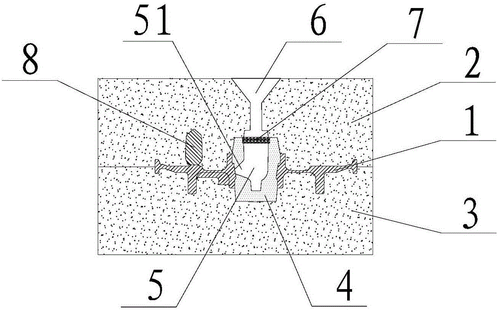 A Casting Process for Reducing Hardness Difference of Traction Sheave Rope Groove Surface