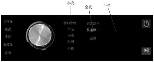 Control method and device for lamp in household appliance