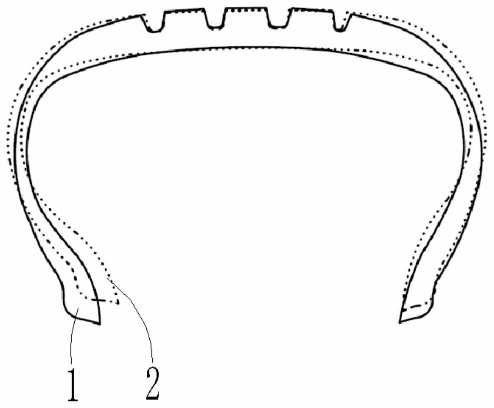 Accurate tire section constraint method