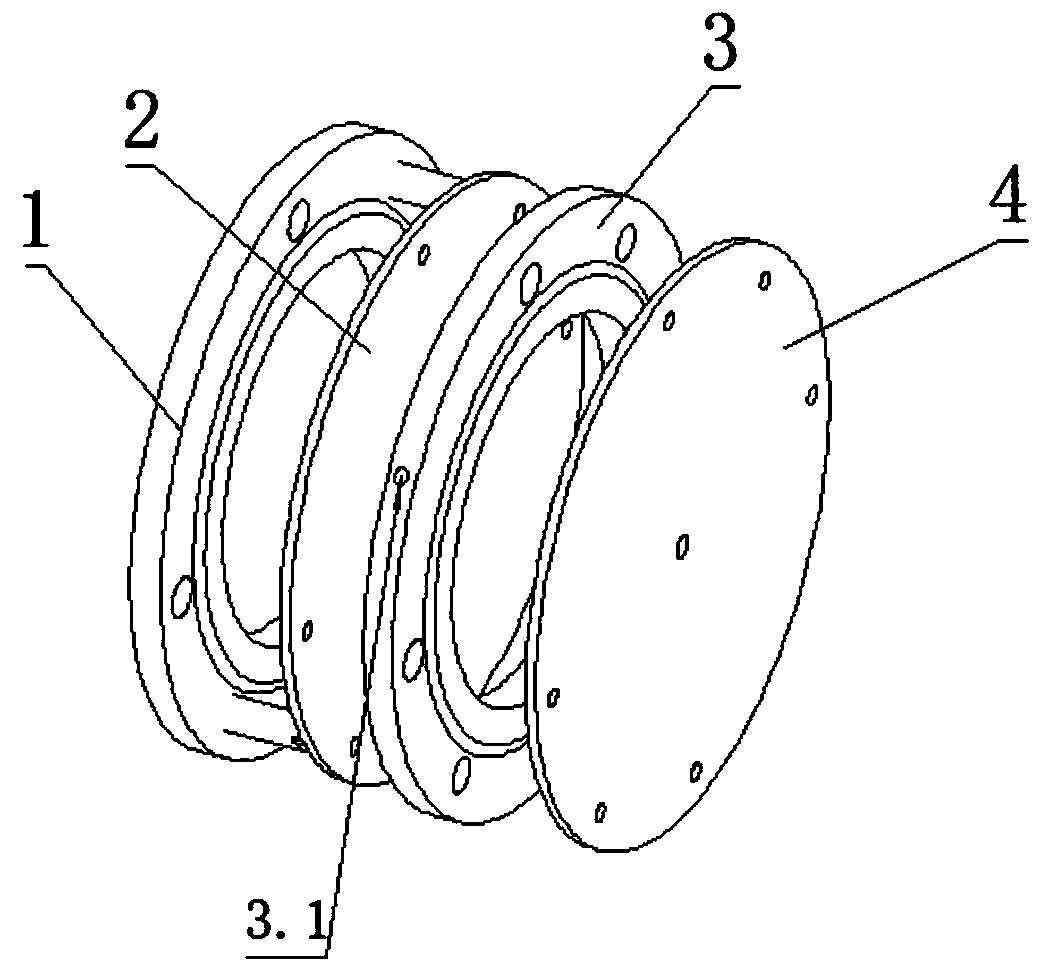 Sealing structure for horizontal plating tank