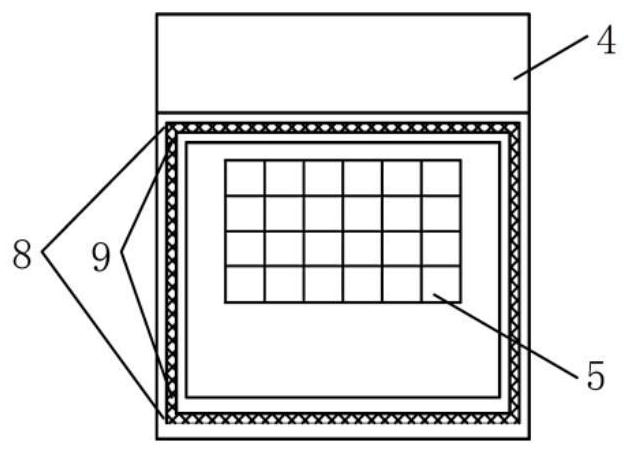 Assembly type comprehensive pipe gallery hidden ventilation opening structure